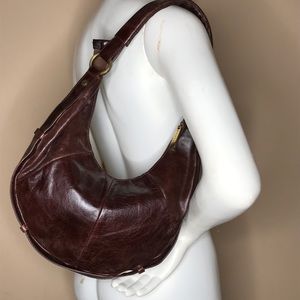 Montini Leather Reddish Brown Shoulderbag